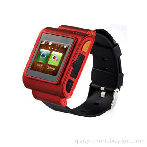 Smart fitness watch phone, designed for aerobic exercise, with strapless heart rate monitor